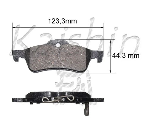 KAISHIN fékbetétkészlet, tárcsafék - FK2312 - TothCarparts
