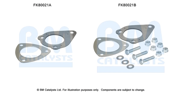 BM CATALYSTS szerelőkészlet, katalizátor - FK80021 - TothCarparts