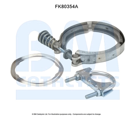 BM CATALYSTS szerelőkészlet, katalizátor - FK80354 - TothCarparts