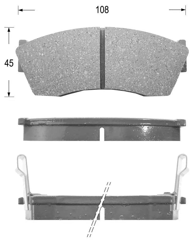KAISHIN fékbetétkészlet, tárcsafék - FK9005 - TothCarparts