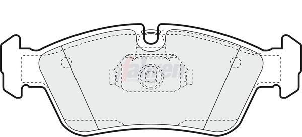 Fahren fékbetétkészlet, tárcsafék - FBP3013 - TothCarparts
