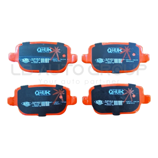 QHUK fékbetétkészlet, tárcsafék - BP-6837-Q - TothCarparts