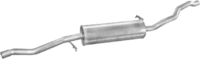 EDEX középső hangtompító - 08.543 - TothCarparts