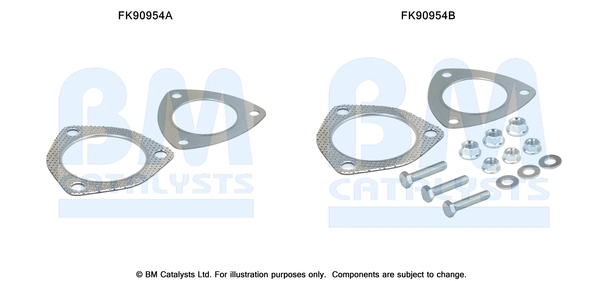 BM CATALYSTS szerelőkészlet, katalizátor - FK90954 - TothCarparts