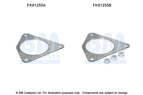 BM CATALYSTS szerelőkészlet, katalizátor - FK91255 - TothCarparts
