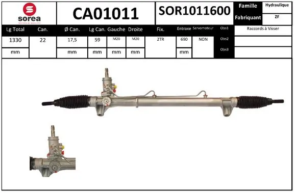 SERA kormánygép - CA01011 - TothCarparts