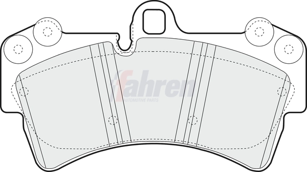 Fahren fékbetétkészlet, tárcsafék - FBP3331 - TothCarparts
