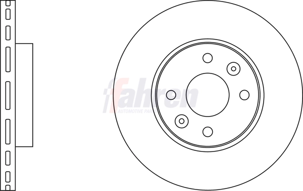 Fahren féktárcsa - FBD6691 - TothCarparts