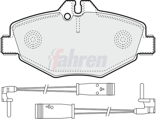 Fahren fékbetétkészlet, tárcsafék - FBP3330 - TothCarparts