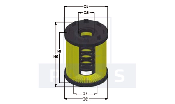 EQUAL QUALITY olajszűrő - FO6225 - TothCarparts