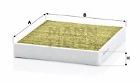 MANN-FILTER szűrő, utastér levegő - FP 26 010 - TothCarparts