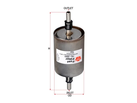 SAKURA Automotive Üzemanyagszűrő - FS-2301 - TothCarparts