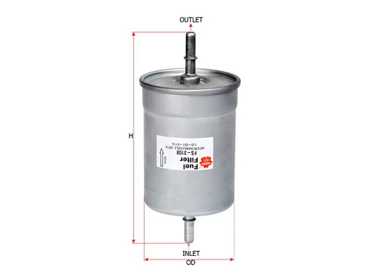 SAKURA Automotive Üzemanyagszűrő - FS-3108 - TothCarparts