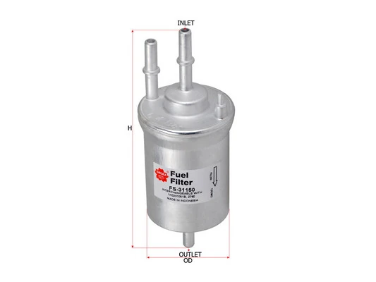 SAKURA Automotive Üzemanyagszűrő - FS-31150 - TothCarparts