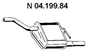 VEGAZ GmbH hátsó hangtompító - FS-563 - TothCarparts