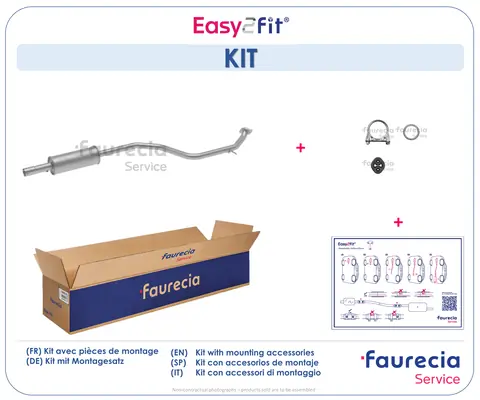 Faurecia első hangtompító - FS47361 - TothCarparts