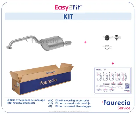 Faurecia hátsó hangtompító - FS47362 - TothCarparts