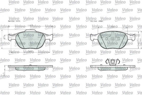 MEC-DIESEL fékbetétkészlet, tárcsafék - 576155VL - TothCarparts