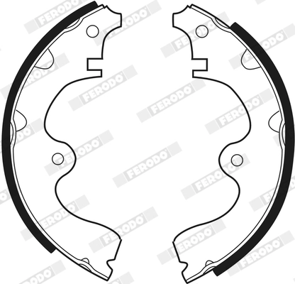 FERODO fékpofakészlet - FSB224 - TothCarparts