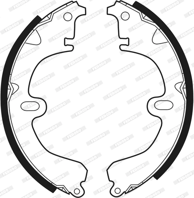 FERODO fékpofakészlet - FSB241 - TothCarparts