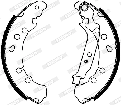 FERODO fékpofakészlet - FSB4037 - TothCarparts
