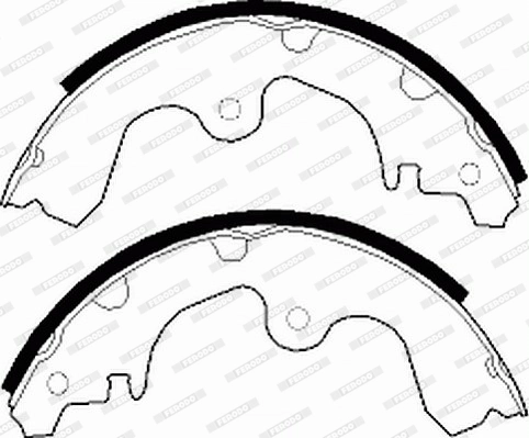 FERODO fékpofakészlet - FSB497 - TothCarparts