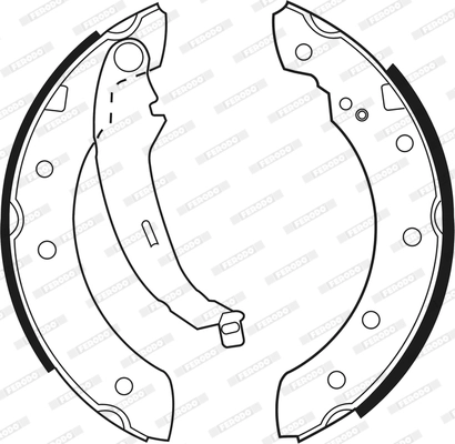 FERODO fékpofakészlet - FSB519 - TothCarparts