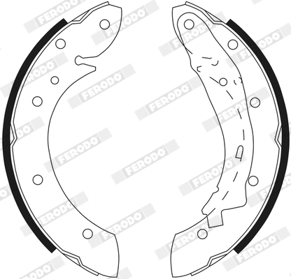 FERODO fékpofakészlet - FSB567 - TothCarparts