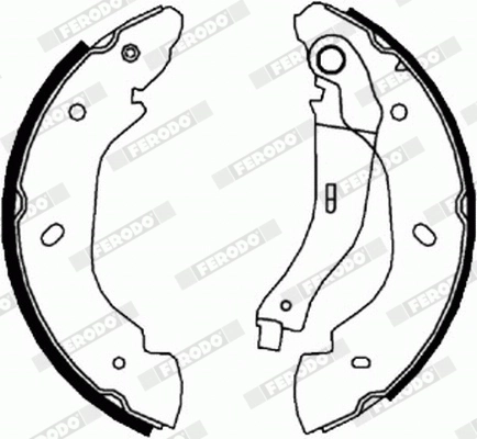 FERODO fékpofakészlet - FSB596R - TothCarparts