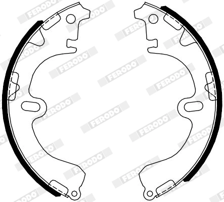 FERODO fékpofakészlet - FSB630 - TothCarparts