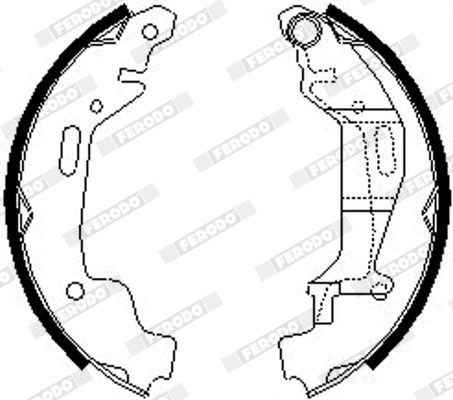 FERODO fékpofakészlet - FSB632 - TothCarparts