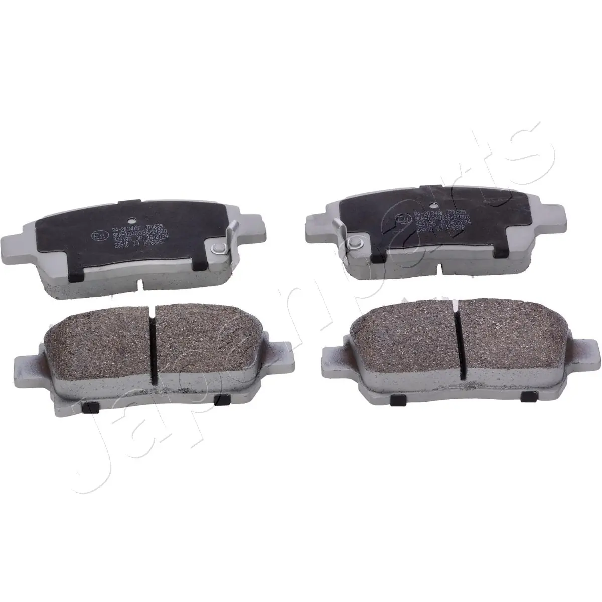 JAPANPARTS fékbetétkészlet, tárcsafék - PA-2034AF - TothCarparts