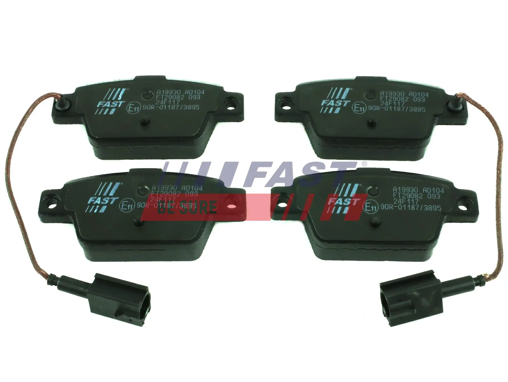 FAST fékbetétkészlet, tárcsafék - FT29082 - TothCarparts
