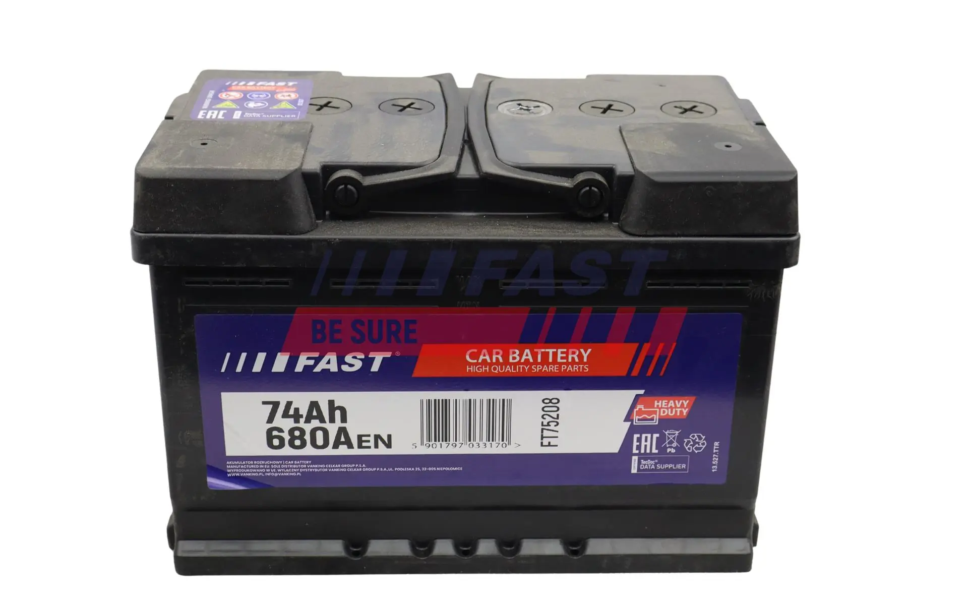 FAST Indító akkumulátor - FT75208 - TothCarparts