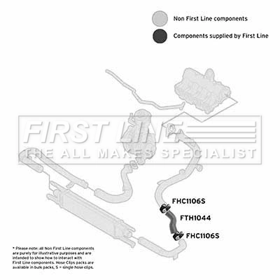 FIRST LINE Töltőlevegő cső - FTH1044 - TothCarparts