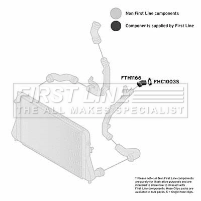FIRST LINE Töltőlevegő cső - FTH1166 - TothCarparts