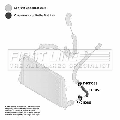 FIRST LINE Töltőlevegő cső - FTH1167 - TothCarparts