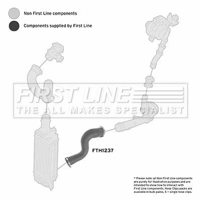 FIRST LINE Töltőlevegő cső - FTH1237 - TothCarparts