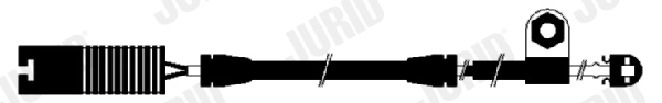 JURID figyelmezető kontaktus, fékbetétkopás - FWI264 - TothCarparts