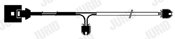 JURID figyelmezető kontaktus, fékbetétkopás - FWI273 - TothCarparts