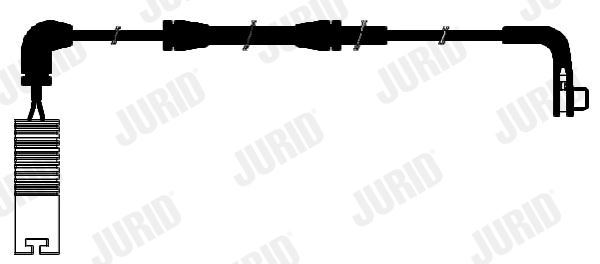 JURID figyelmezető kontaktus, fékbetétkopás - FWI277 - TothCarparts