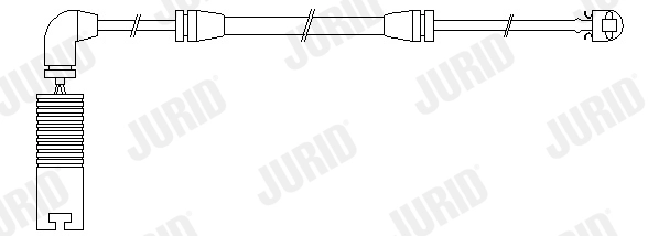 JURID figyelmezető kontaktus, fékbetétkopás - FWI283 - TothCarparts