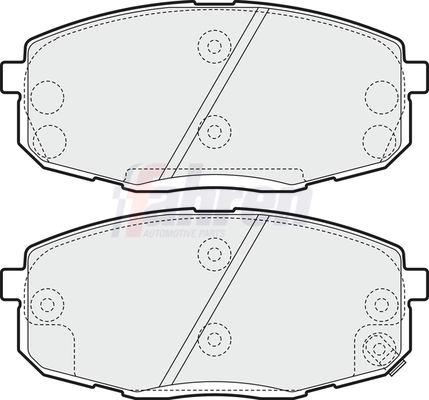 Fahren fékbetétkészlet, tárcsafék - FBP3219 - TothCarparts