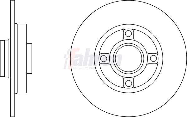 Fahren féktárcsa - FBD6471 - TothCarparts