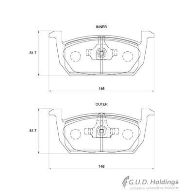 Safeline fékbetétkészlet, tárcsafék - D4230 - TothCarparts