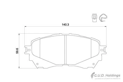 Safeline fékbetétkészlet, tárcsafék - D4127 - TothCarparts