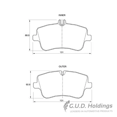 Safeline fékbetétkészlet, tárcsafék - D3508 - TothCarparts