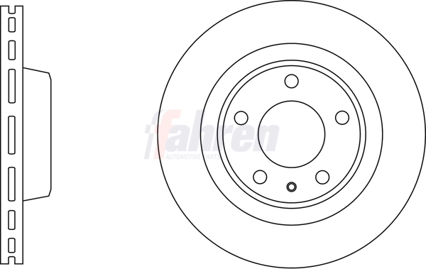 Fahren féktárcsa - FBD6776 - TothCarparts