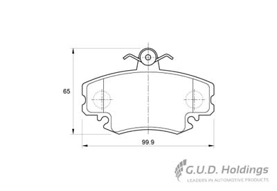 Safeline fékbetétkészlet, tárcsafék - D3214 - TothCarparts