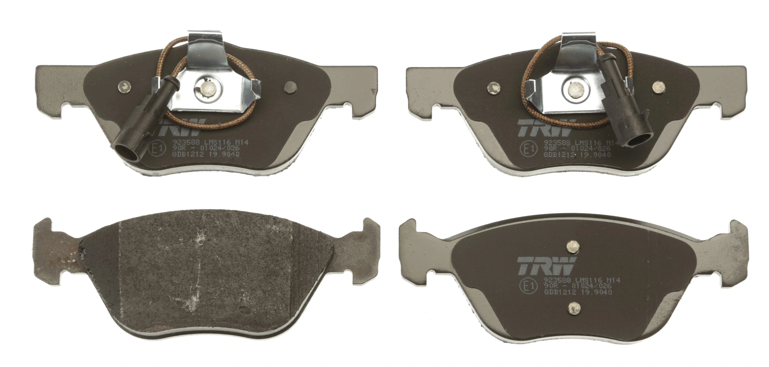 TRW fékbetétkészlet, tárcsafék - GDB1212 - TothCarparts